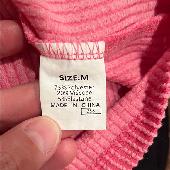 Colorful Women's Ribbed Top - Picture 2 of 4